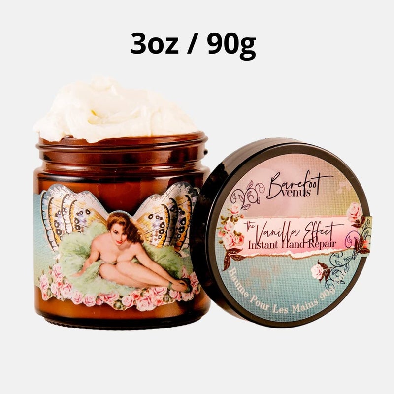 Barefoot Venus Shea Butter Instant Hand Repair Cream For Dry Skin - The Vanilla Effect - Image 3